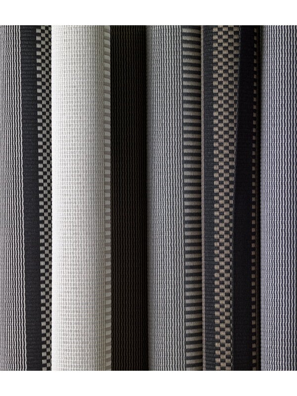 Teppiche aus Papiergarn, Teppich San Francisco, schwarz – Nutria, Schwarz