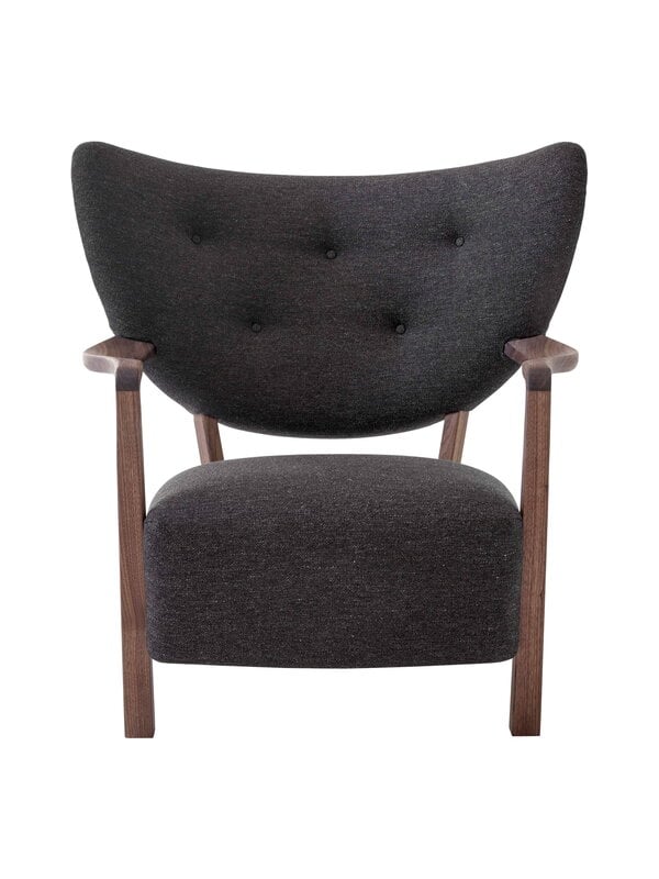 Armchairs & lounge chairs, Wulff ATD2 lounge chair, Hallingdal 376 - walnut, Brown