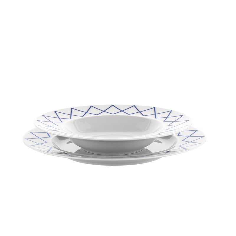 Alessi La Bella Tavola and My Beautiful China plate, 27 cm, white