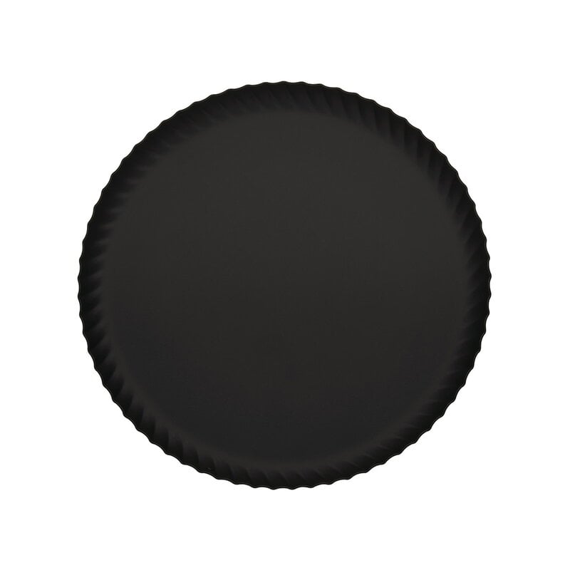 Alessi Pleats round tray,  23 cm, black, extra image