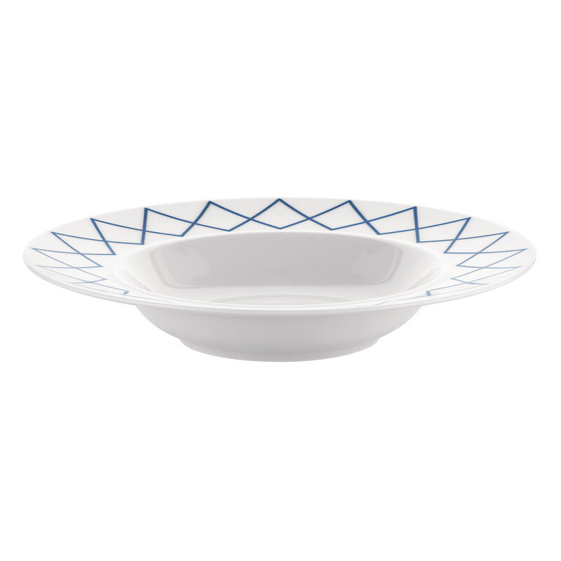 Alessi La Bella Tavola and My Beautiful China ciotola da zuppa, 23 cm, bianco-blu, immagine extra