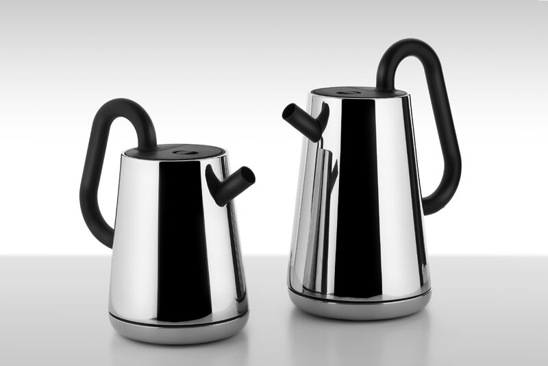 Alessi Toru vattenkokare, 0,8 l, rostfritt stål - svart, extrabild