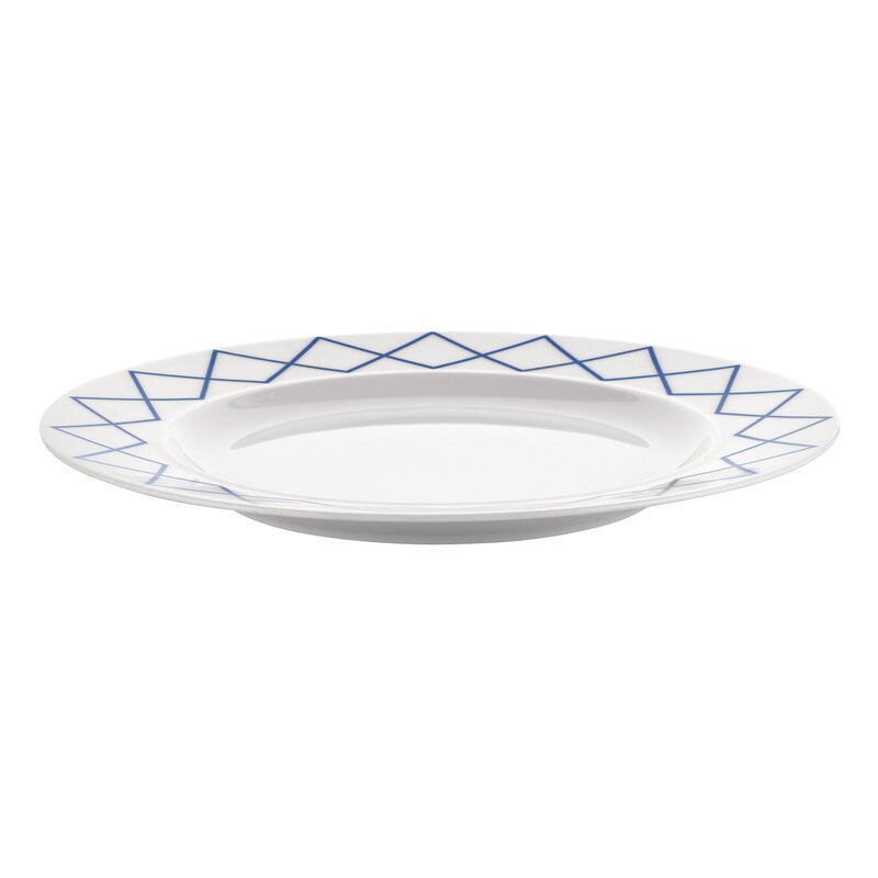 Alessi La Bella Tavola and My Beautiful China plate, 27 cm, white - blue, extra image