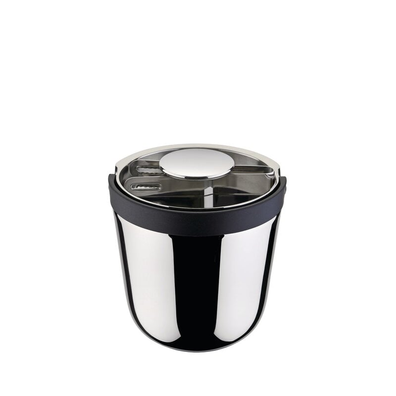 Alessi The Tending Box - cubitera y pinzas, acero inoxidable, imagen extra
