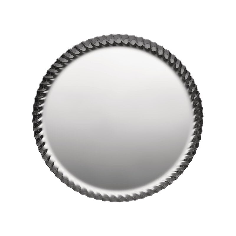 Alessi Bandeja redonda Pleats, 23 cm, acero inoxidable, vista 3