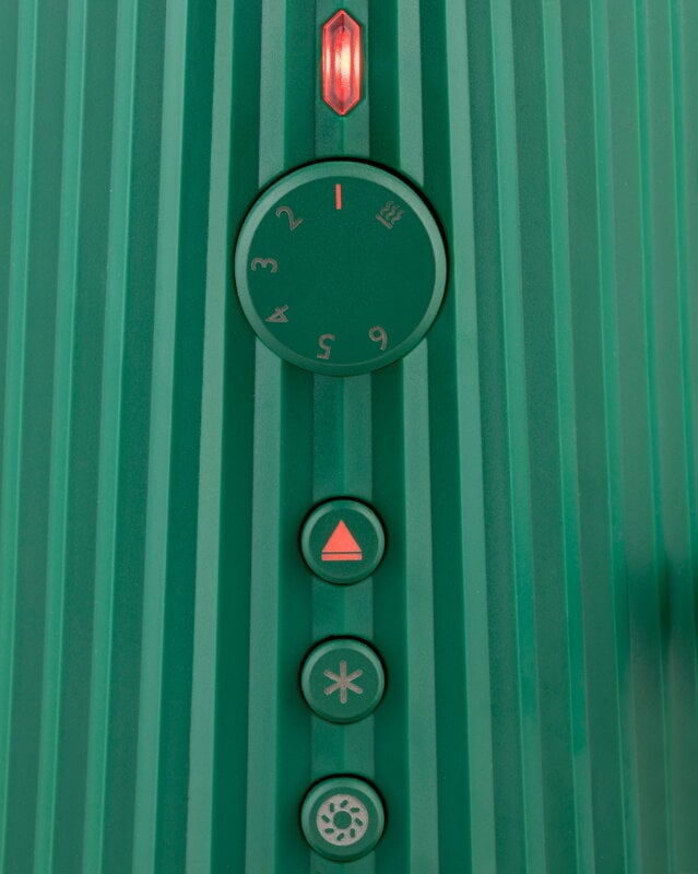 Alessi plissé matte toaster - Green