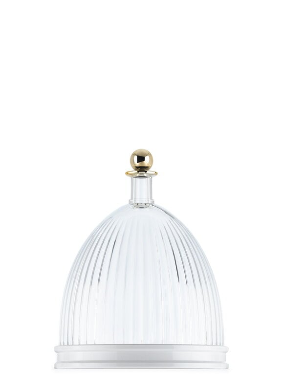 Kartell La Coupole serving dish, transparent - white, extra image