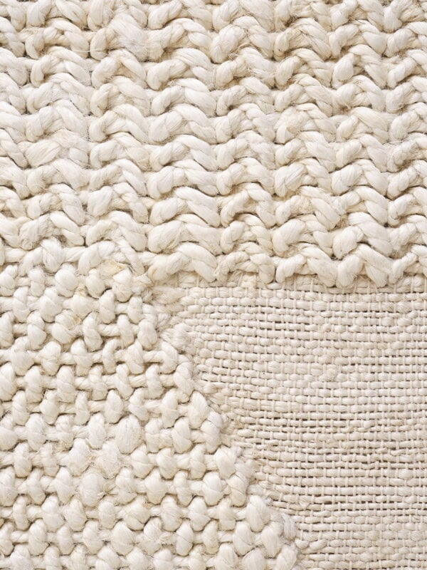 Tom Dixon Tapis Knotty, blanc cassé, image extra