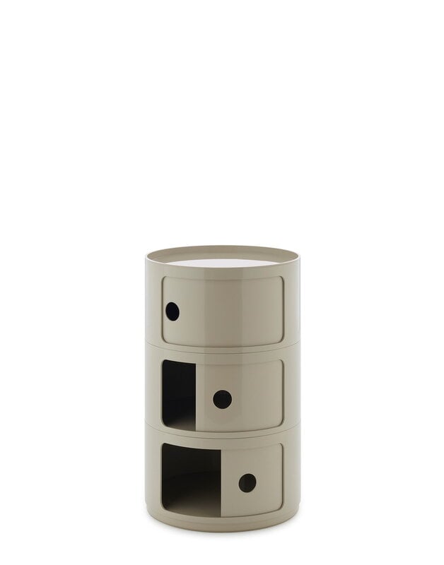Kartell Componibili Big storage unit, 3 modules, taupe, extra image