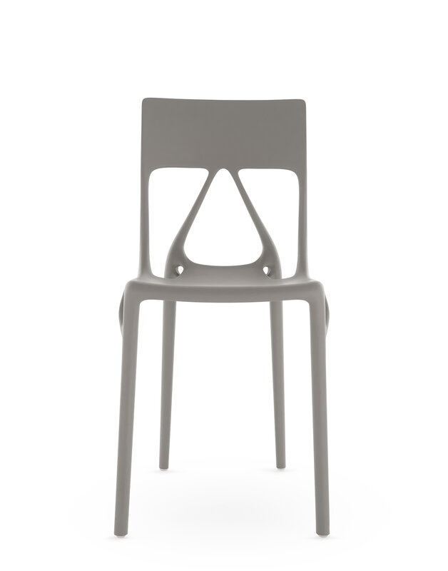 Kartell A.I. Lite Stuhl, grau, extrabild