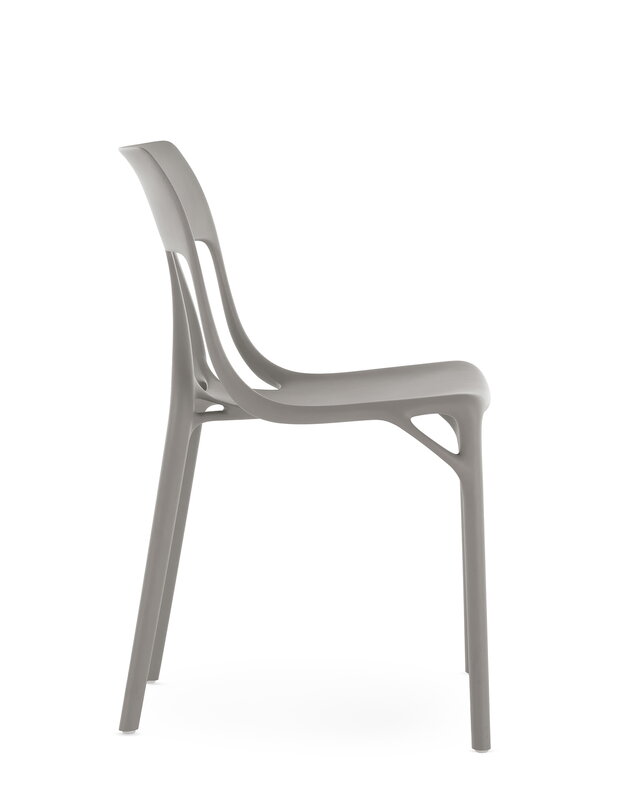Kartell A.I. Lite Stuhl, grau, extrabild