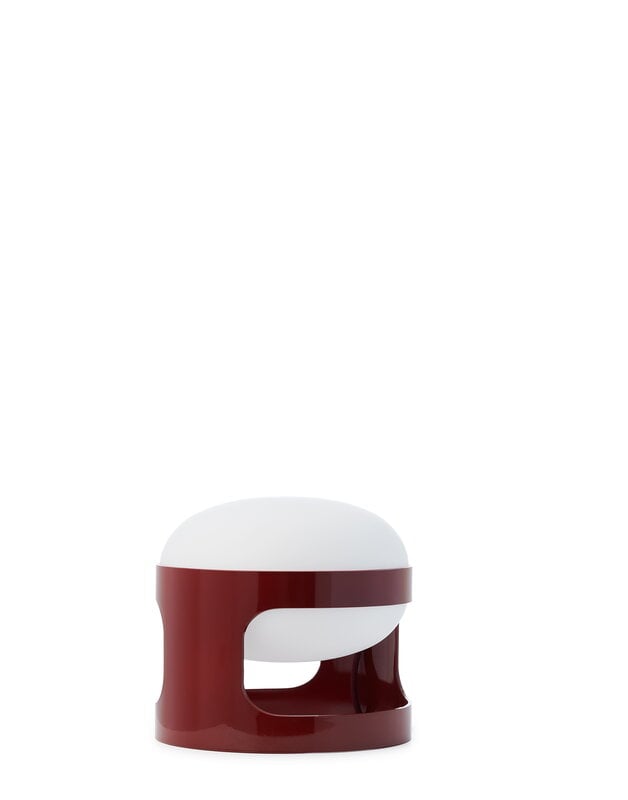 Kartell KD28 table lamp, burgundy, extra image