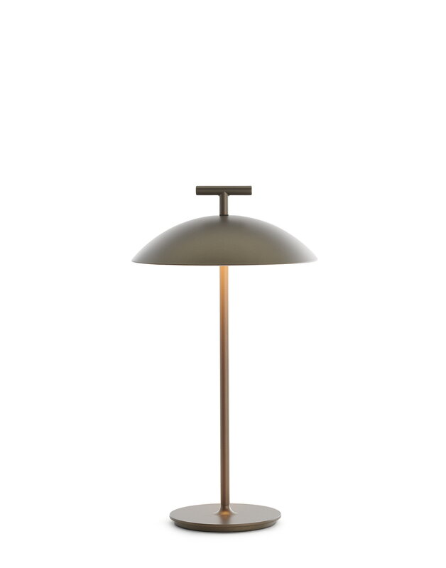 Kartell Mini Geen-A Battery ladattava pöytävalaisin, pronssi, tuotteen lisäkuva