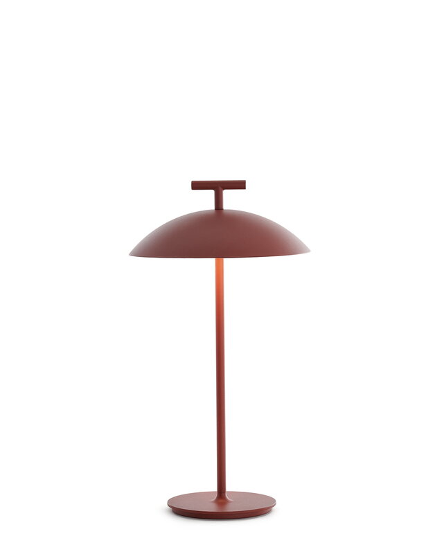 Kartell Mini Geen-A Battery portable table lamp, brick red, extra image
