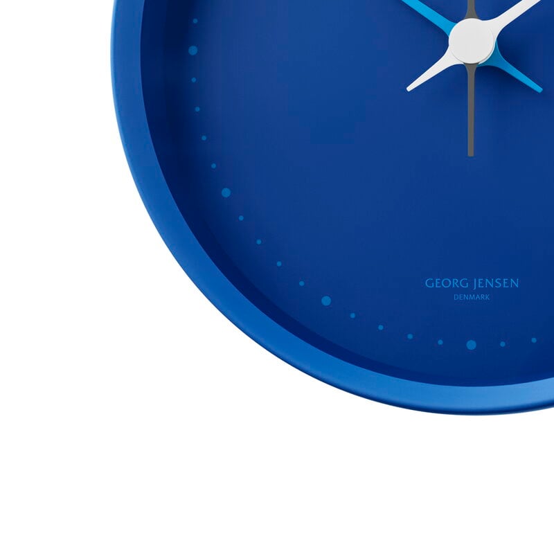 Georg Jensen Henning Koppel wall clock, 22 cm, iconic blue, extra image