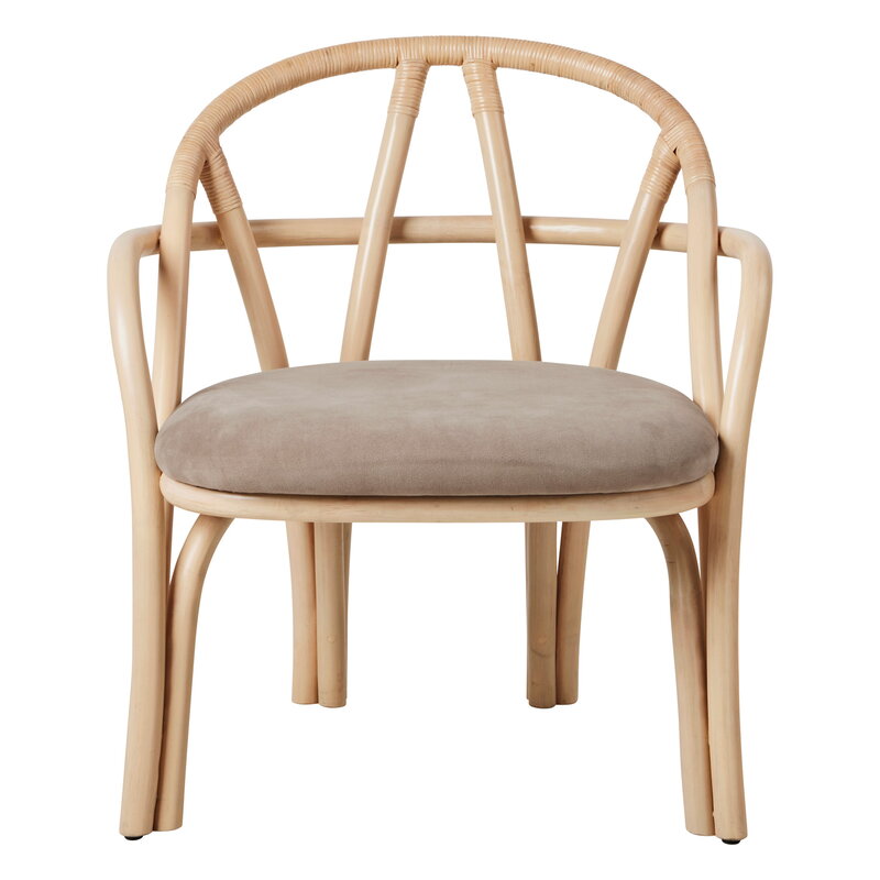 GUBI Fauteuil Bistra, rotin laqué naturel - Fustagno 002, image extra