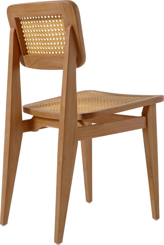 GUBI C-chair Outdoor, teak - HDPE cane, extra image