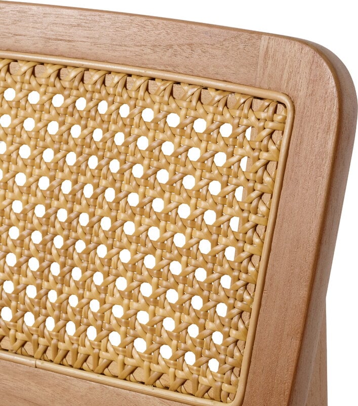 GUBI C-chair Outdoor, teak - HDPE cane, extra image