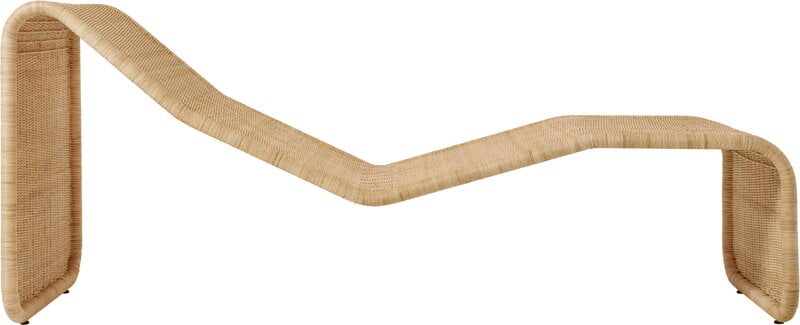 GUBI P3S chaise longue, rattan, extra image
