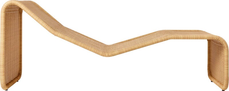 GUBI P3S Outdoor chaise longue, natural, extra image