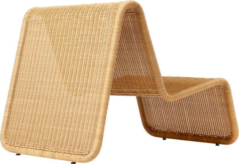 GUBI P3 Outdoor lounge chair, natural, extra image