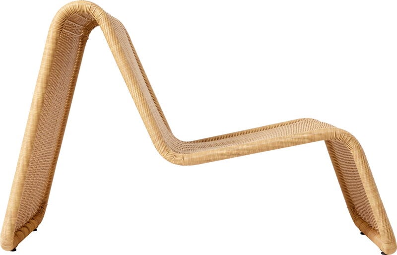 GUBI P3 Outdoor lounge chair, natural, extra image