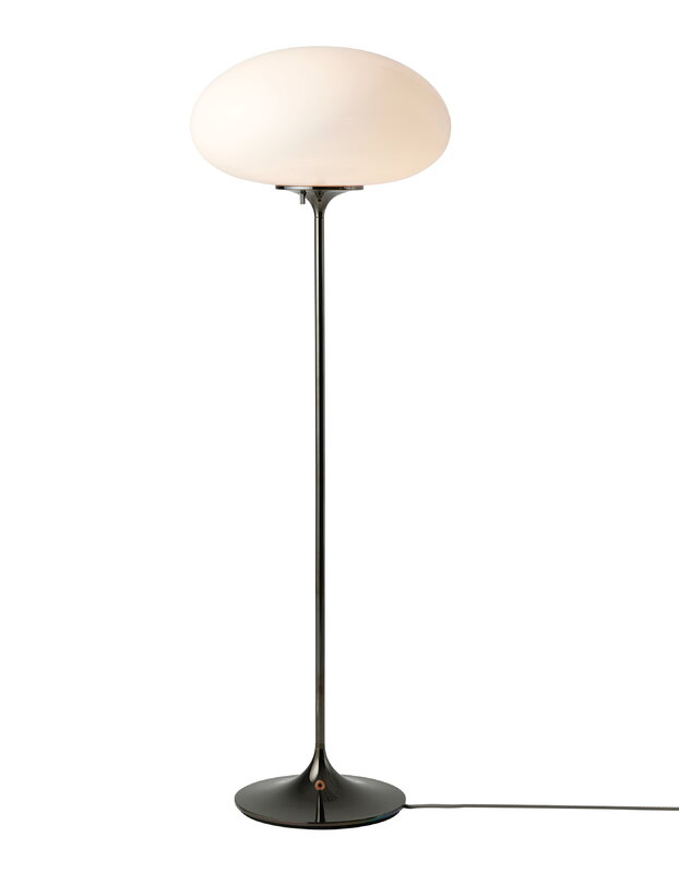 GUBI Stemlite floor lamp, 110 cm, black chrome - opal, extra image