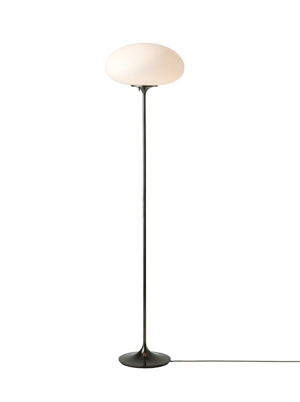 GUBI Stemlite floor lamp, 150 cm, black chrome - opal, extra image