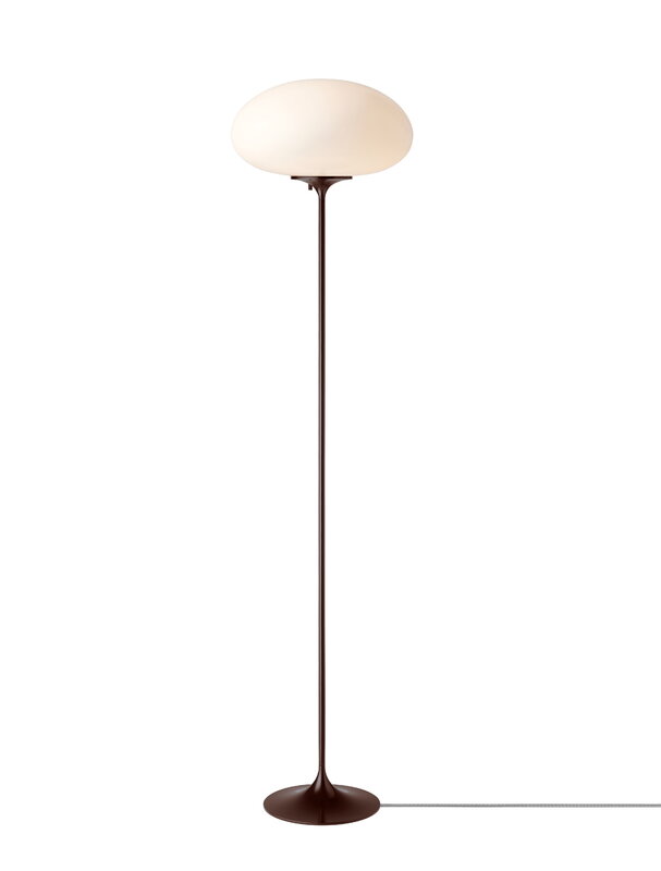 GUBI Stemlite floor lamp, 150 cm, black red - opal, extra image