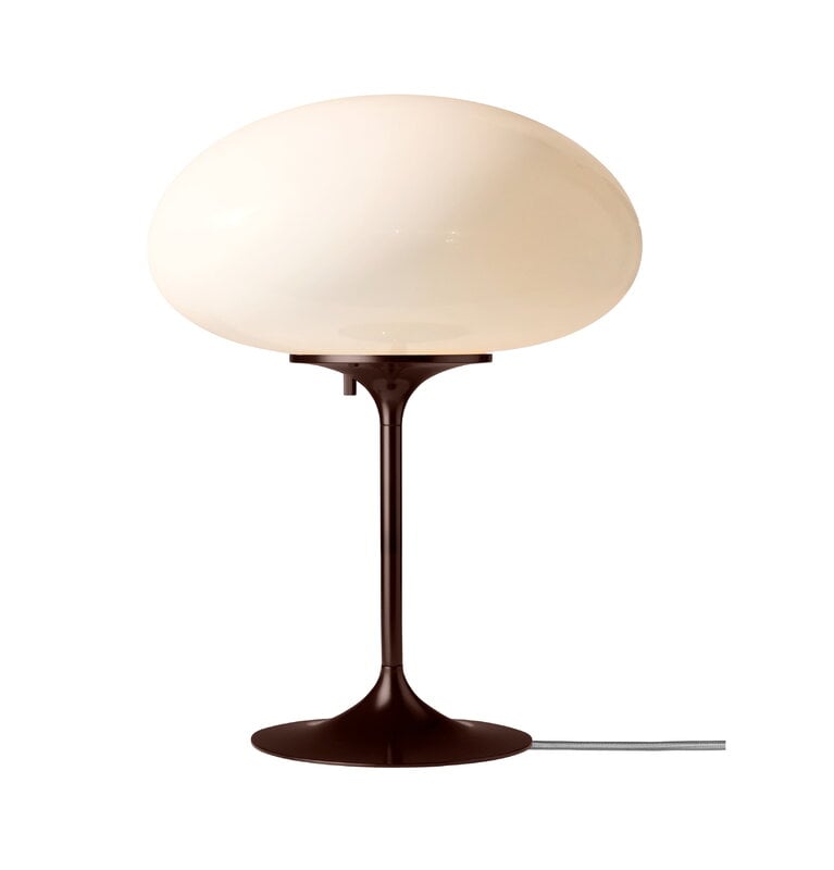 GUBI Stemlite table lamp, 42 cm, black red - opal, extra image