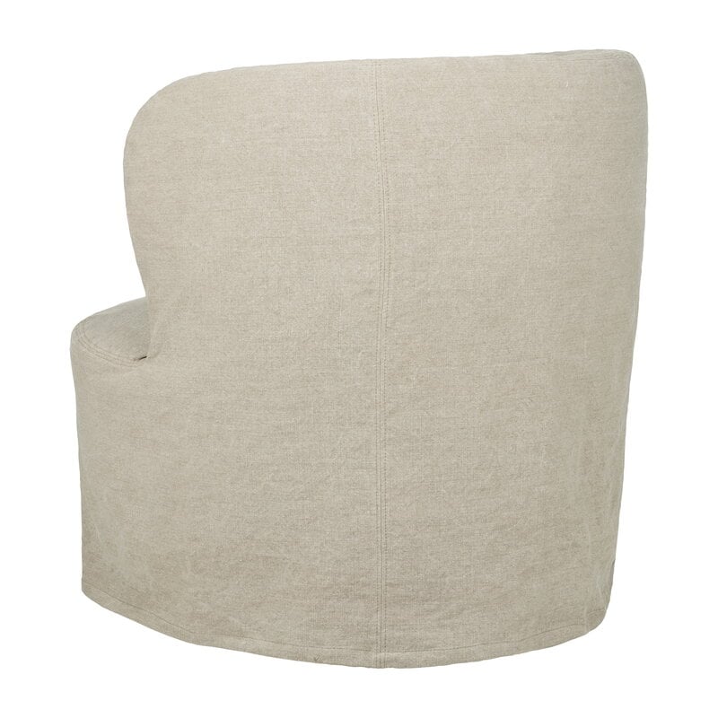 GUBI Stay Slipcover lounge chair, S, linen 0023, view 4