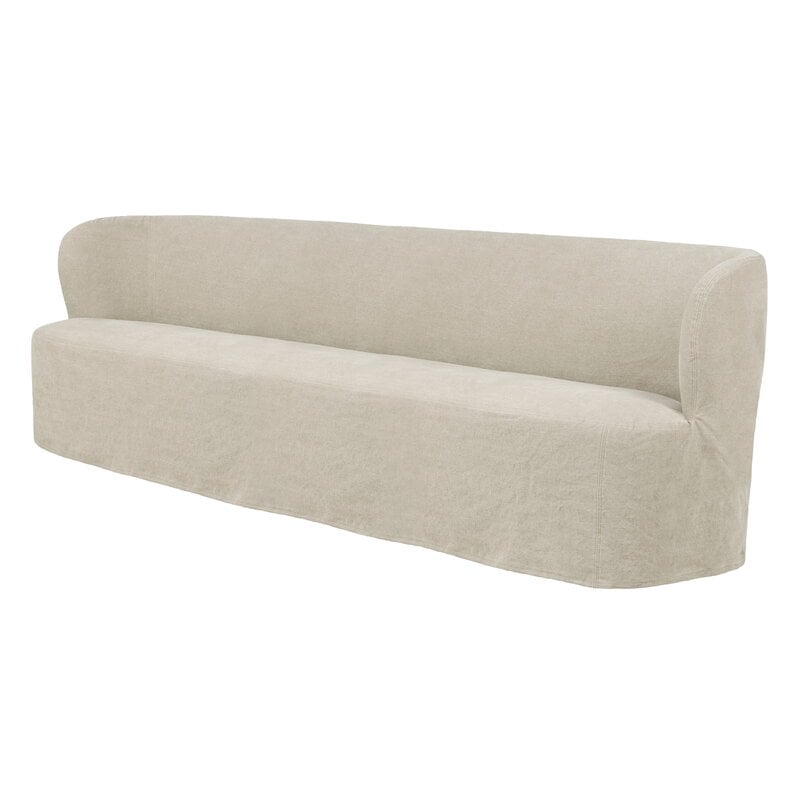 GUBI Stay Slipcover sofa, 260 x 70 cm, linen 0023, view 3