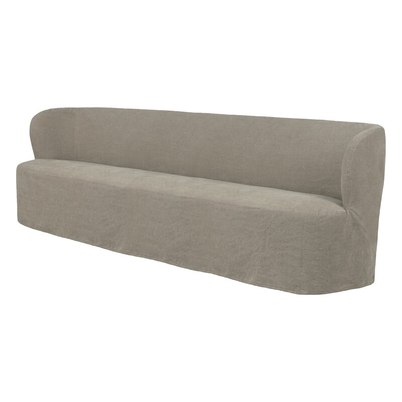 GUBI Stay Slipcover sofa, 260 x 70 cm, linen 0024, view 3