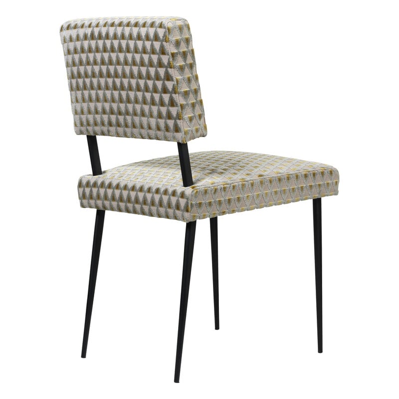 GUBI M-Chair tuoli, mattamusta - Dedar Amuleto 005, näkymä 3