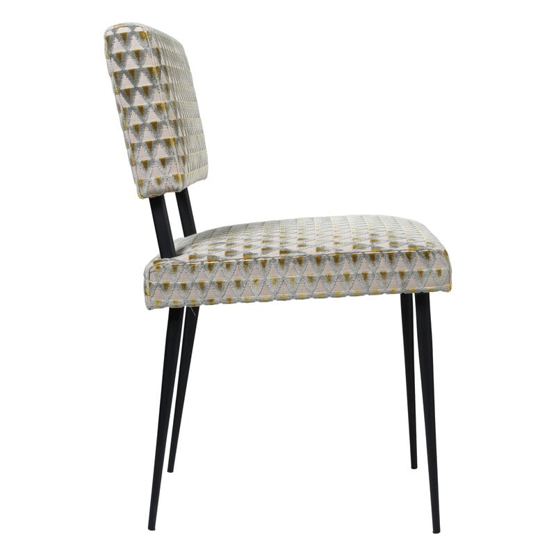 GUBI M-Chair tuoli, mattamusta - Dedar Amuleto 005, näkymä 4
