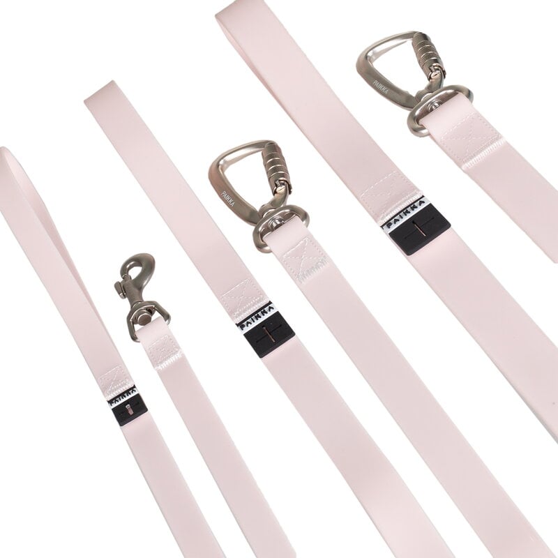 PAIKKA Glow leash, 2,5 x 180 cm, pale pink, extra image