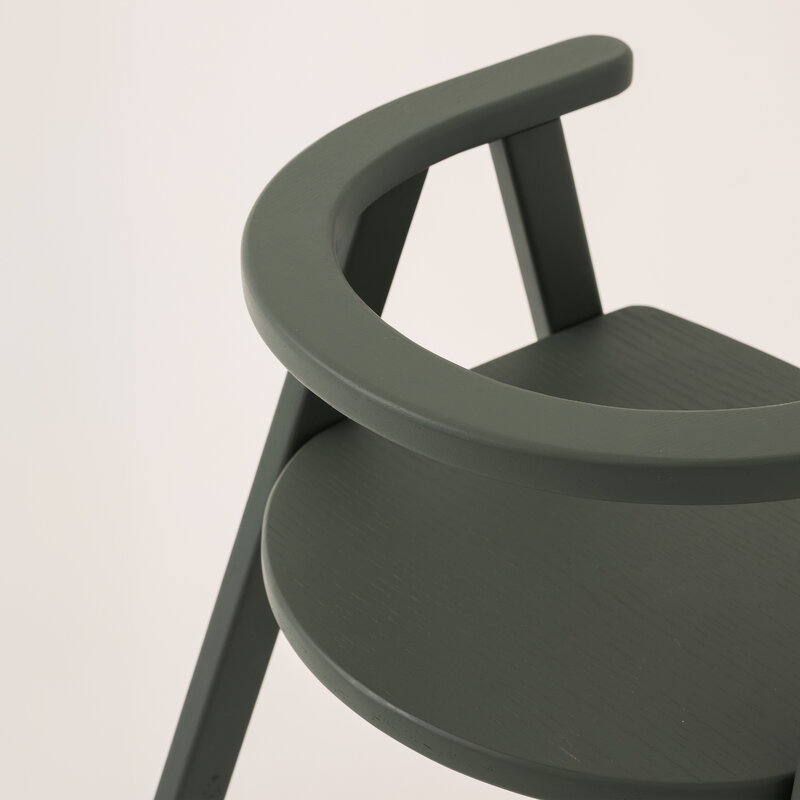 Nobodinoz Growing Green kids' chair, deep green, view 3