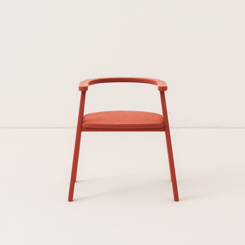 Nobodinoz Growing Green kids' chair, red, view 4