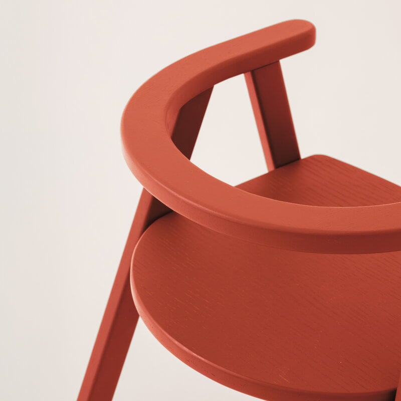 Nobodinoz Growing Green kids' chair, red, view 5