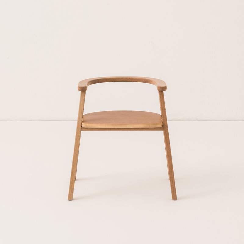 Nobodinoz Growing Green kids' chair, oak, view 6
