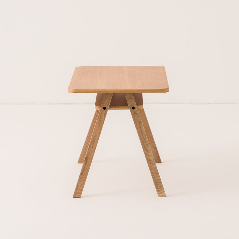 Nobodinoz Growing Green kids' table, oak, view 5
