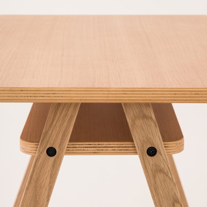 Nobodinoz Growing Green kids' table, oak, view 3