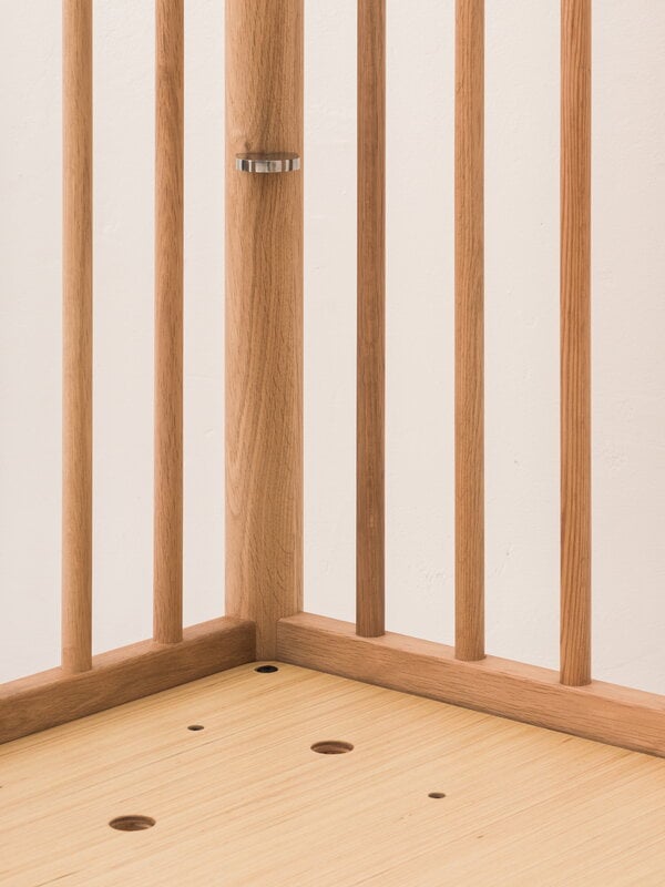 Nobodinoz Latitude Evolving crib, oak, view 7