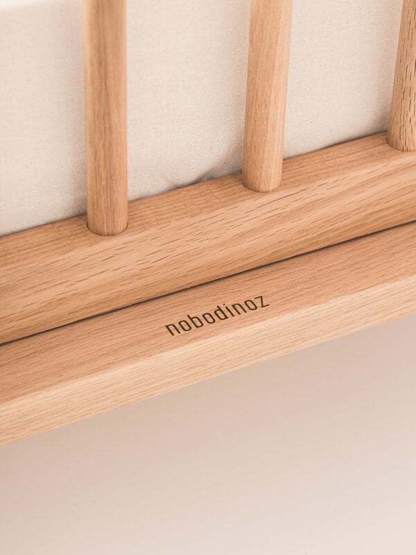 Nobodinoz Latitude Evolving crib, oak, view 5