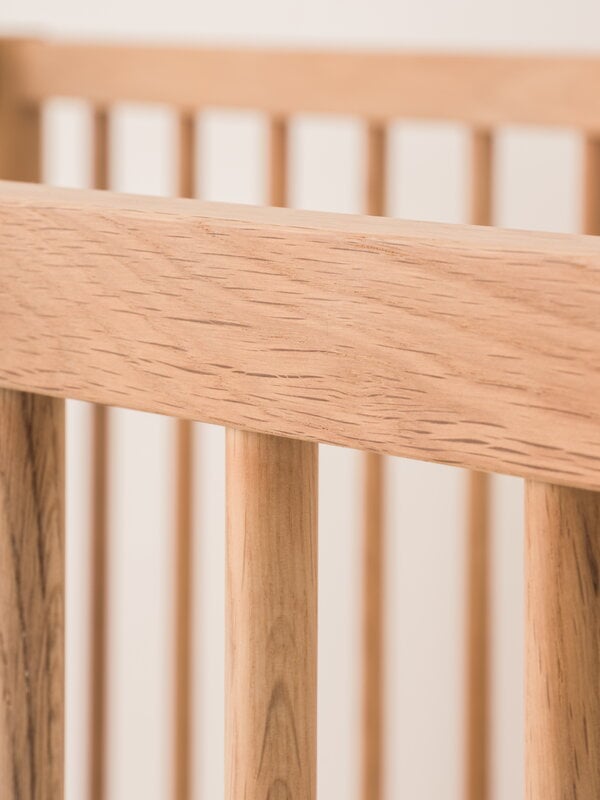 Nobodinoz Latitude Evolving crib, oak, view 3