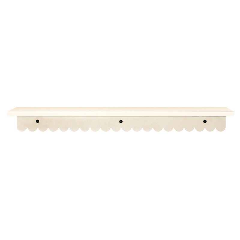 Nobodinoz Wall shelf, 50 cm, ivory steel, view 4