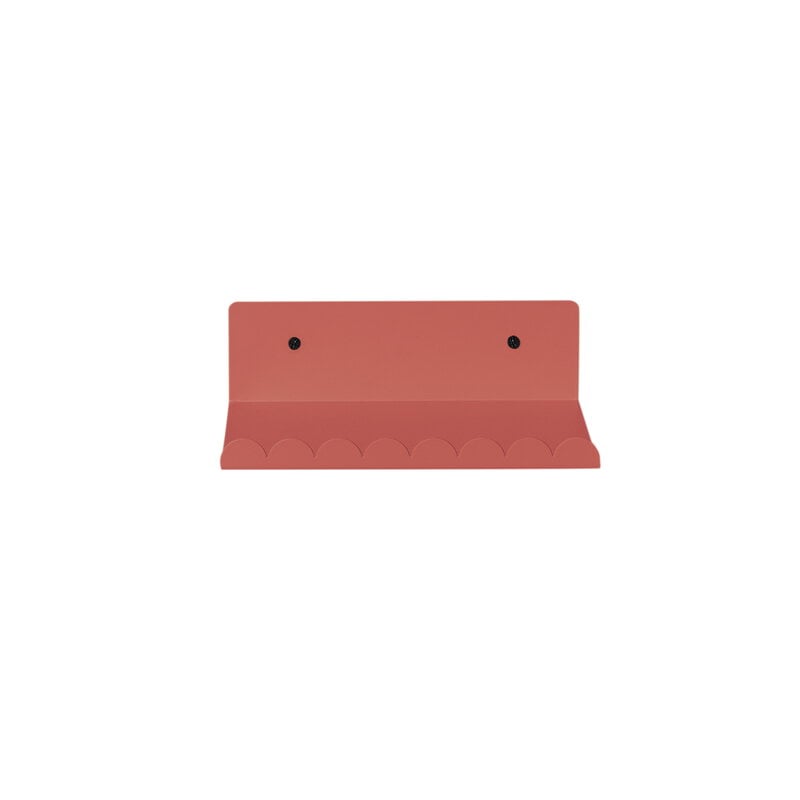 Nobodinoz Wall shelf, 20 cm, burnt red steel, view 4
