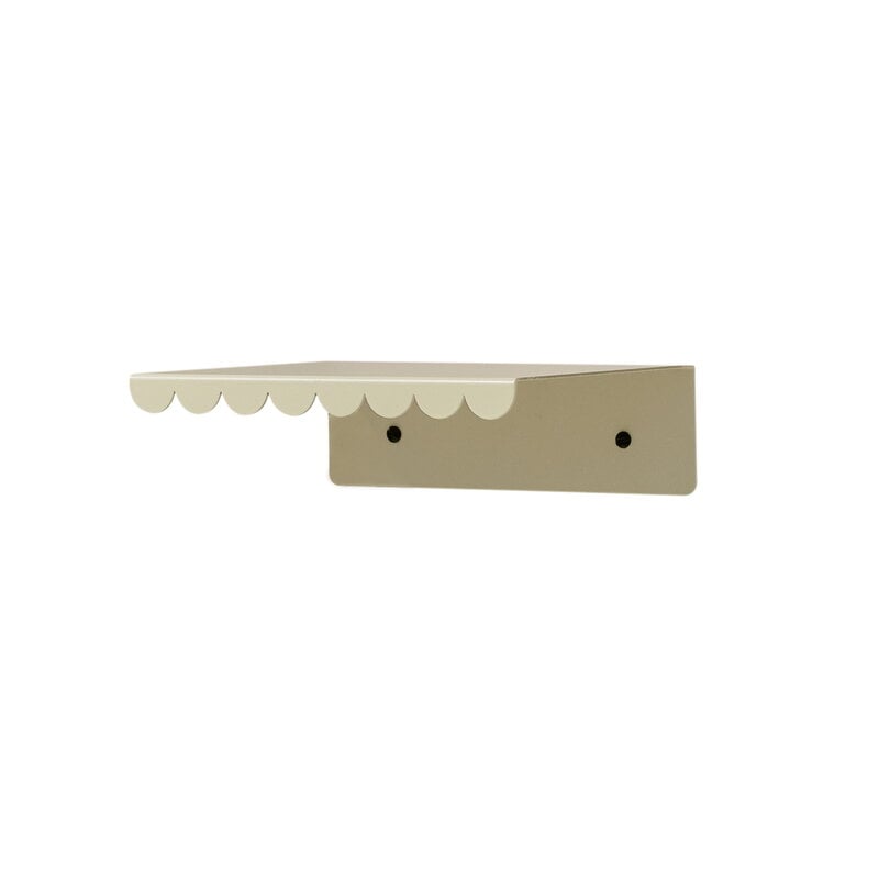 Nobodinoz Wall shelf, 20 cm, green tea steel, view 3