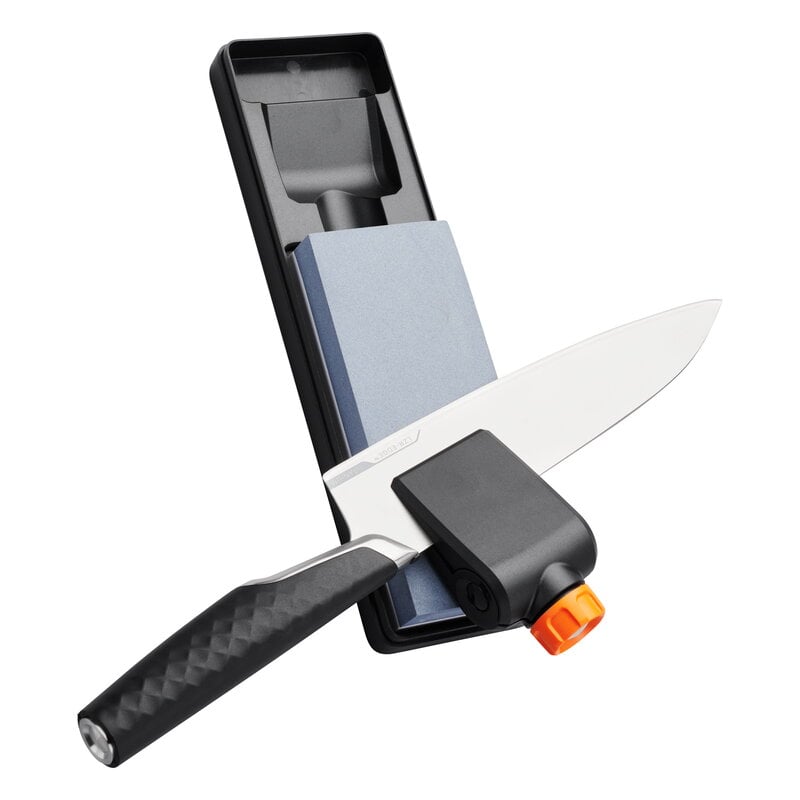 Premium Marble Kitchen Knife Set - Sharpener and Kitchen Shear