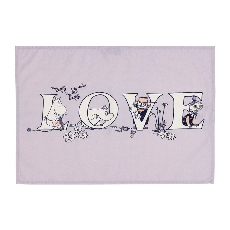 Moomin Arabia Moomin kitchen towel set, 50 x 70 cm, Alphabets, view 3